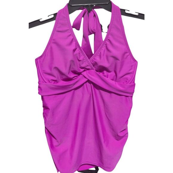ATHLETA Tara Halter Tankini Top Size 34B/C - Picture 2 of 2